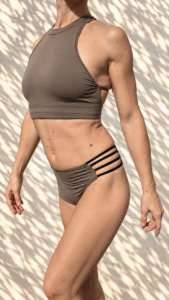AURA Set Crop Top Bikini Neko (Crop top+Short Pulse)